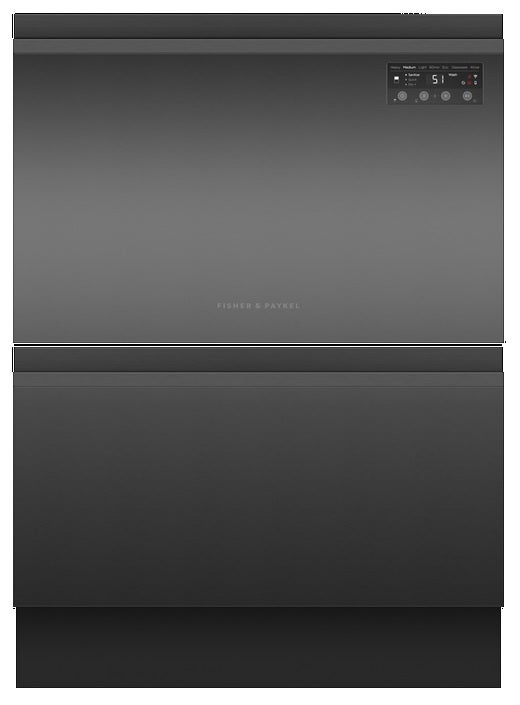 Fisher & Paykel DD60D2NB9 7 Programs Built-Under Double Dish Drawer Dishwasher